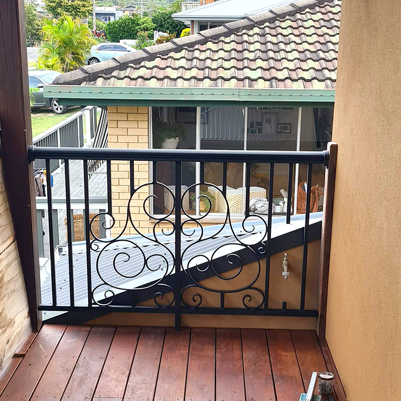 Antique Aluminum Garden Forged Fence Anti Climb Window Grille, Safety Window Guard For Home And Villa