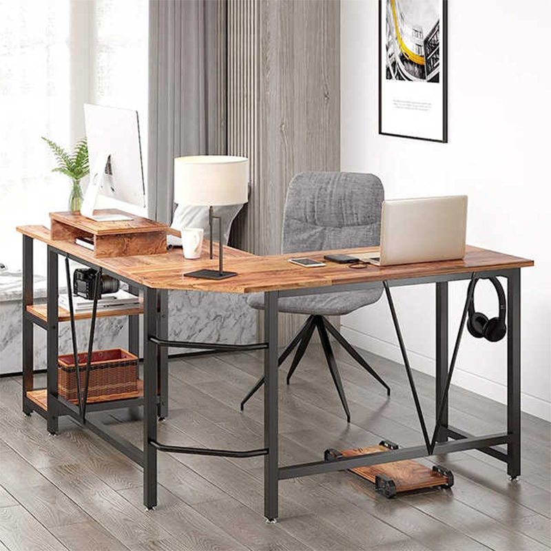 Steel And Wood Office Desks And Chairs Can Be Customized